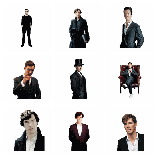 Benedict Cumberbatch PNG pack preview