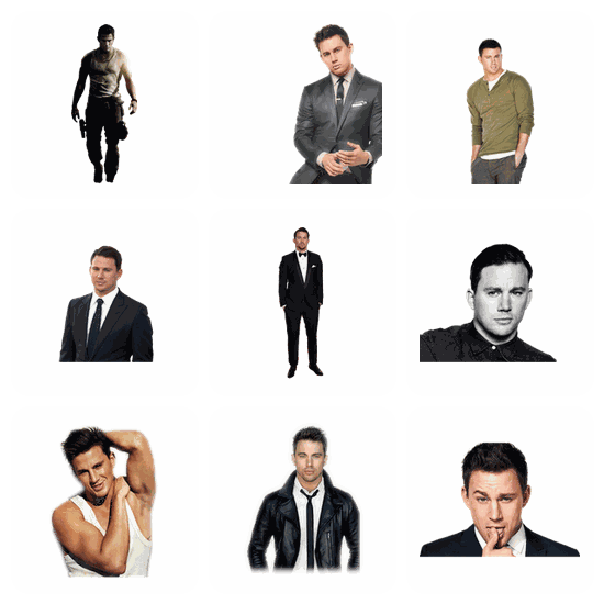 Channing Tatum PNG pack preview