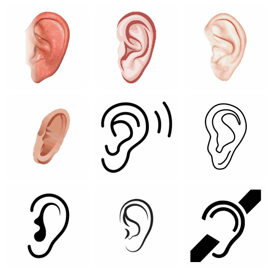 Ear PNG pack preview