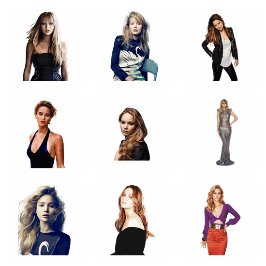 Jennifer Lawrence PNG pack preview