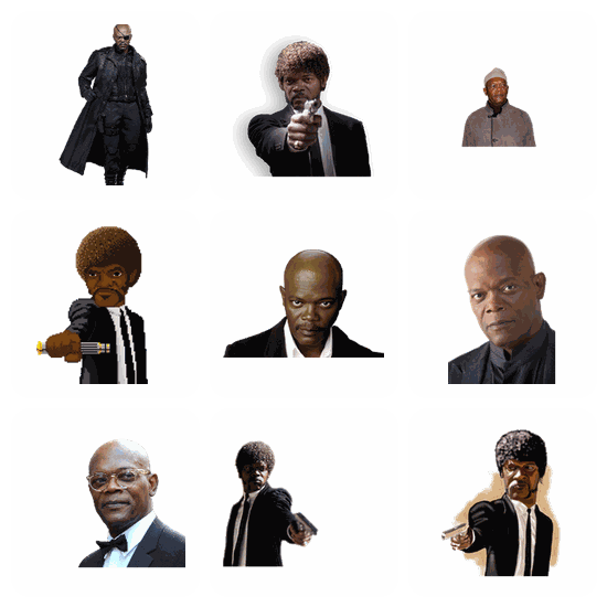 Samuel L Jackson PNG pack preview