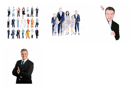 Suit PNG pack preview