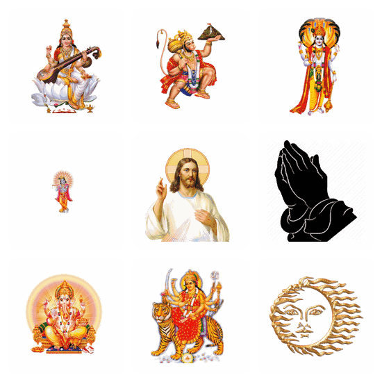 God PNG pack preview