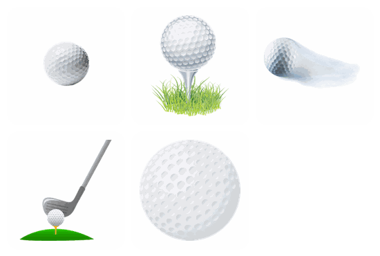 Golf Ball PNG pack preview