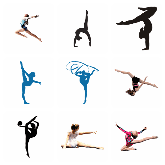 Gymnastics PNG pack preview
