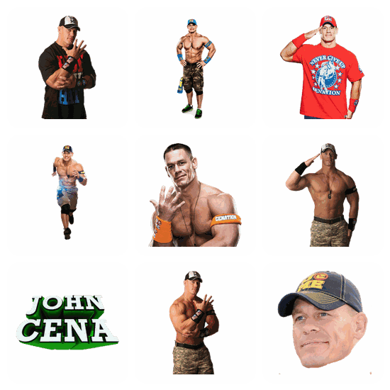 John Cena PNG pack preview