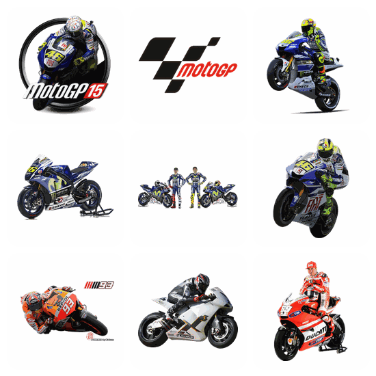 Motogp PNG pack preview