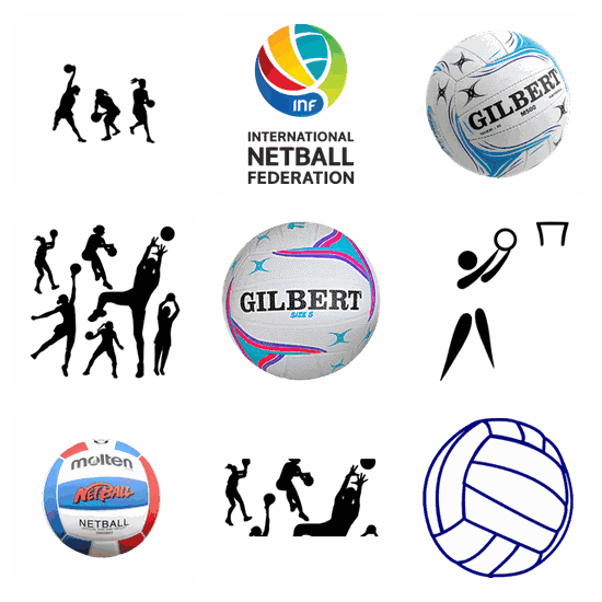 Netball PNG pack preview