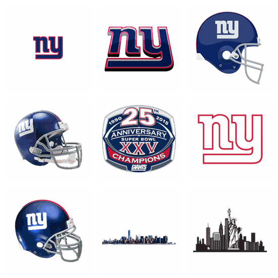 New York Giants PNG pack preview