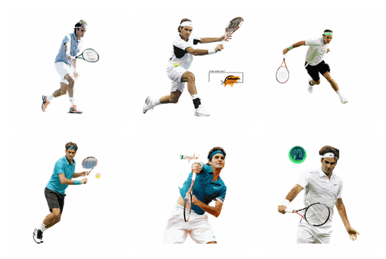 Roger Federer PNG pack preview