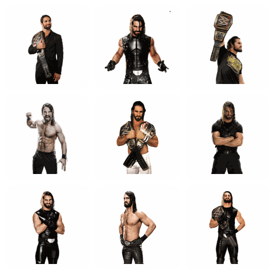 Seth Rollins PNG pack preview