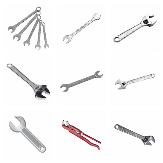 Wrench PNG pack preview