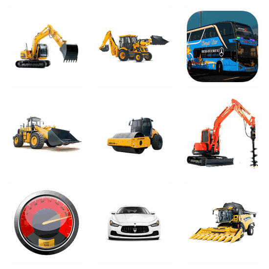 Vehicle PNG pack preview