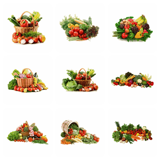 Vegetable PNG pack preview