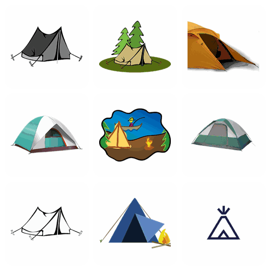 Campsite PNG pack preview