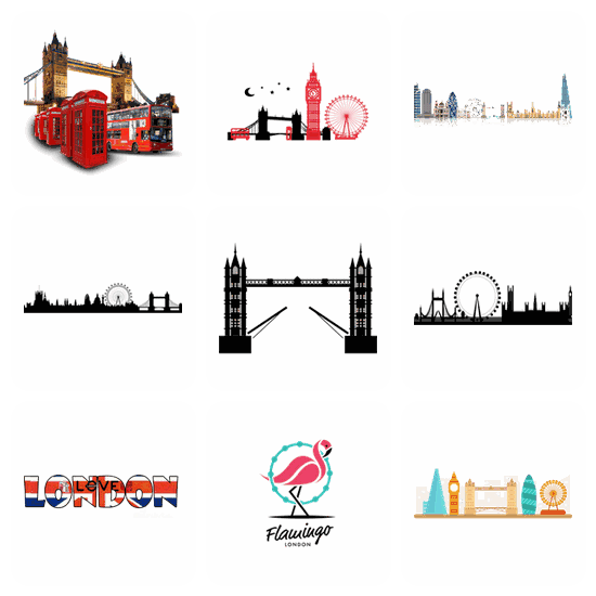 London PNG pack preview