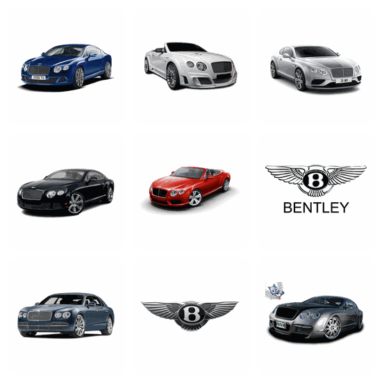 Bentley PNG pack preview