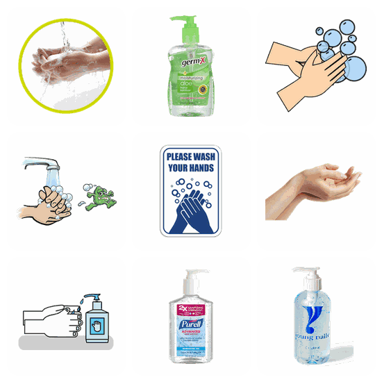 Sanitizer PNG pack preview