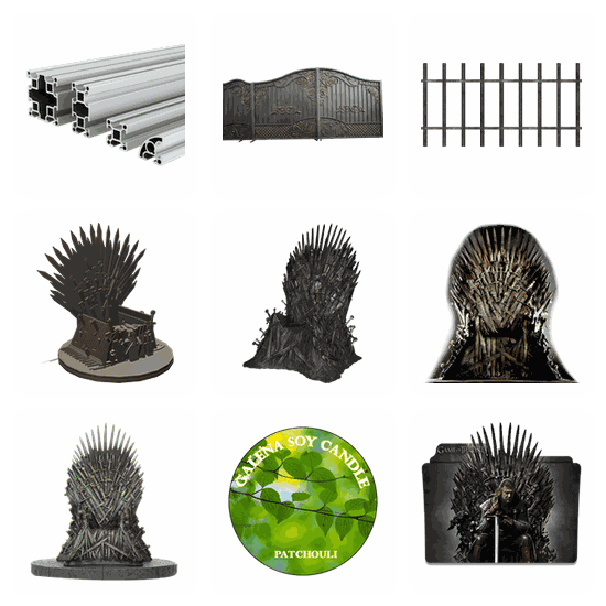 Metal PNG pack preview