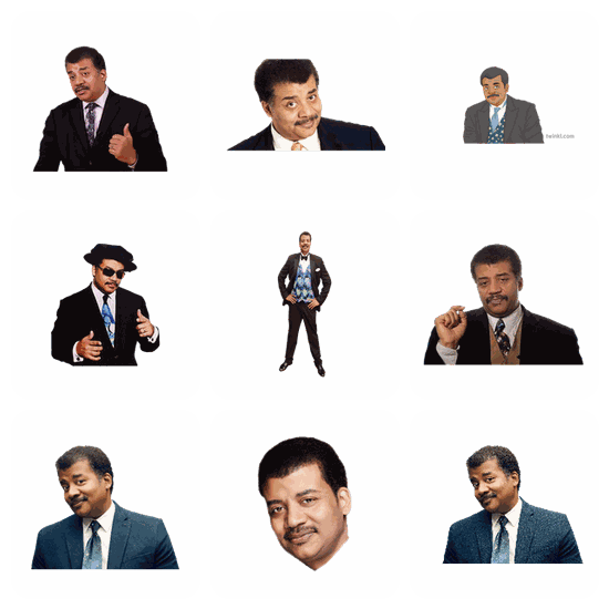 Neil Degrasse Tyson PNG pack preview