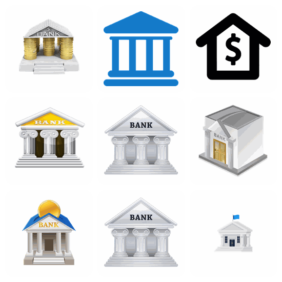 Bank PNG pack preview