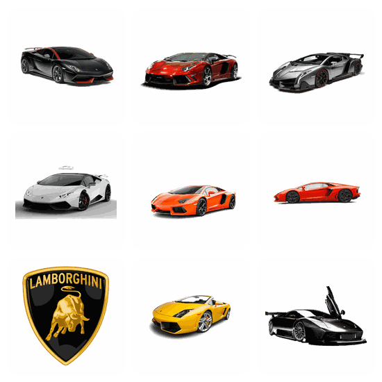 Lamborghini PNG pack preview