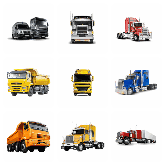 Truck PNG pack preview