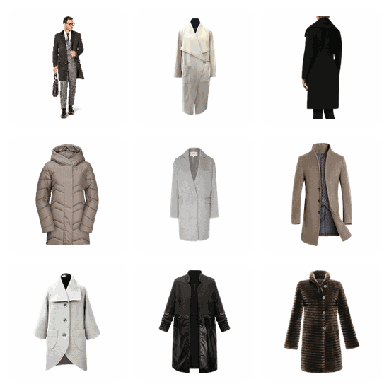 Coat PNG pack preview