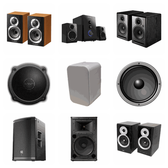 Audio Speakers PNG pack preview