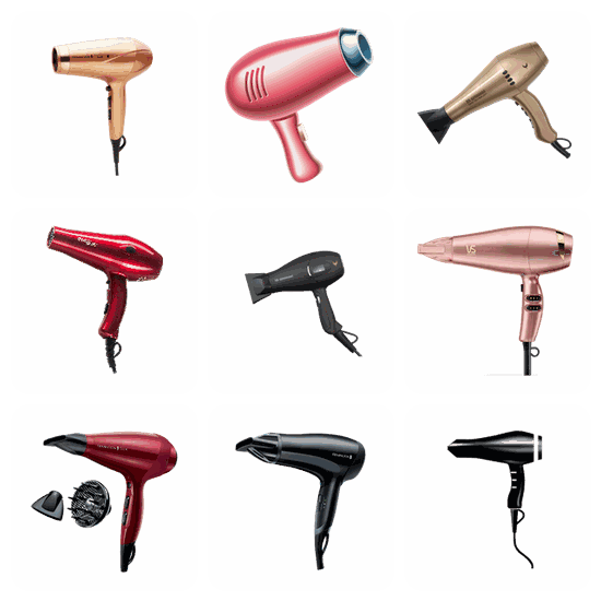Hair Dryer PNG pack preview