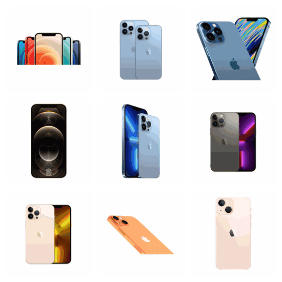 Iphone 13 PNG pack preview