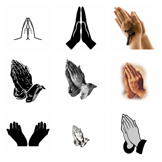 Praying Hands PNG pack preview