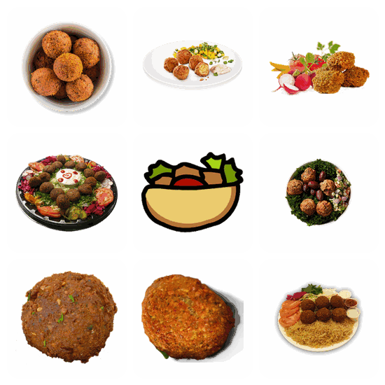 Falafel PNG pack preview