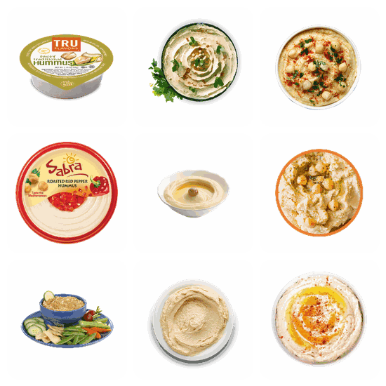Hummus PNG pack preview
