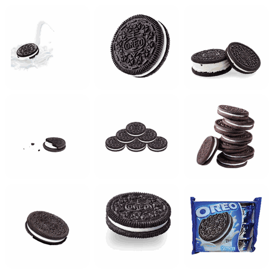 Oreo PNG pack preview