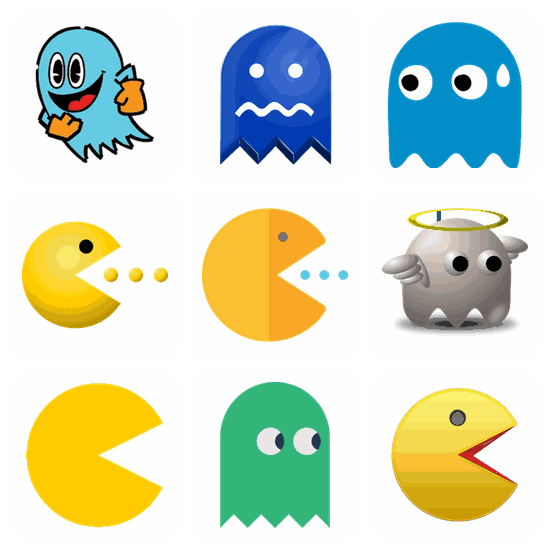 Pac Man PNG pack preview