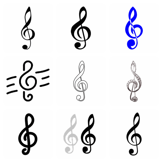 Clef PNG pack preview