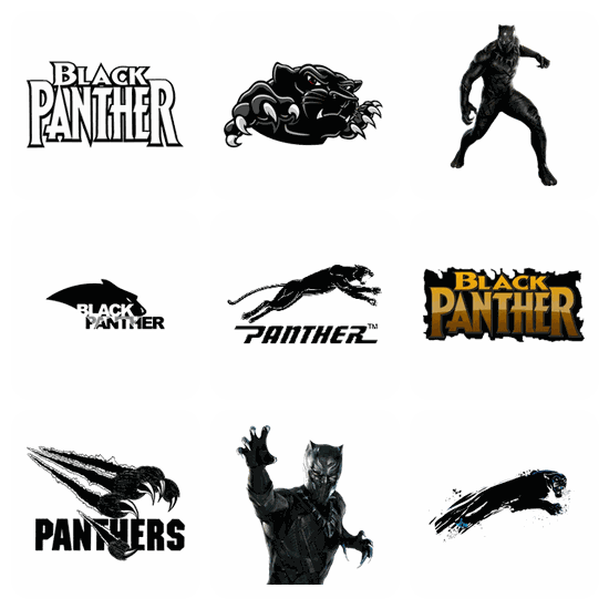 Black Panther PNG pack preview