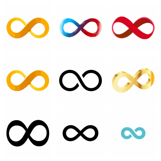 Infinity Symbol PNG pack preview