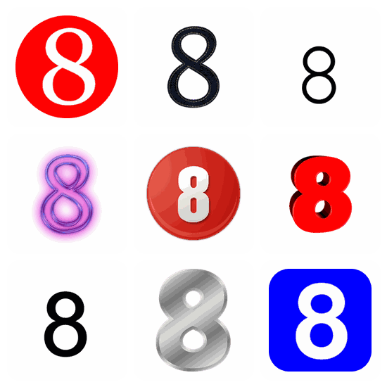 8 PNG pack preview