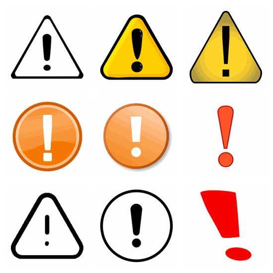 Exclamation Mark PNG pack preview
