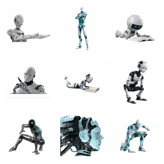 Artificial Intelligence PNG pack preview