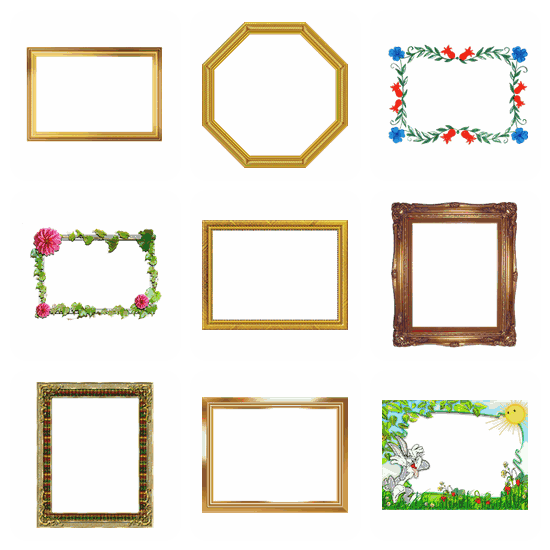 Photo Frame PNG pack preview