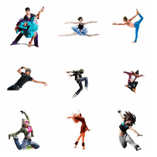 Dancer PNG pack preview