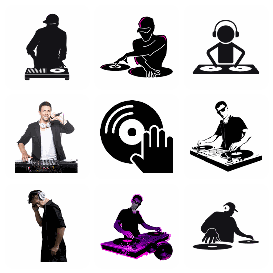 Disc Jockey PNG pack preview