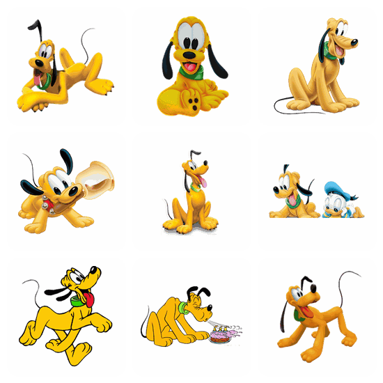 Disney Pluto PNG pack preview