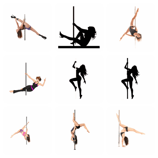 Pole Dance PNG pack preview
