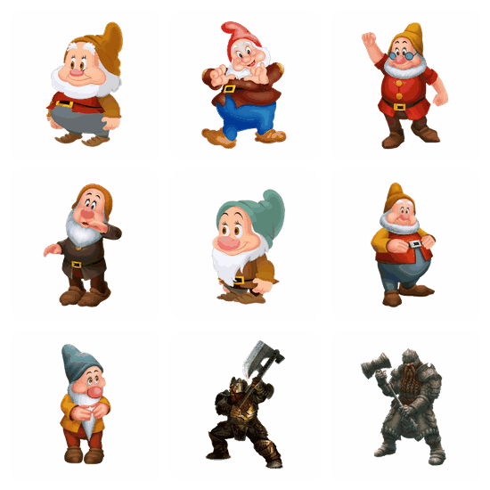 Dwarf PNG pack preview