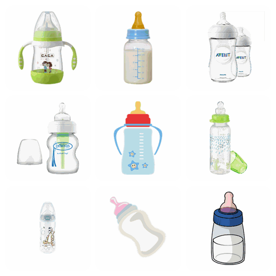 Baby Bottle PNG pack preview
