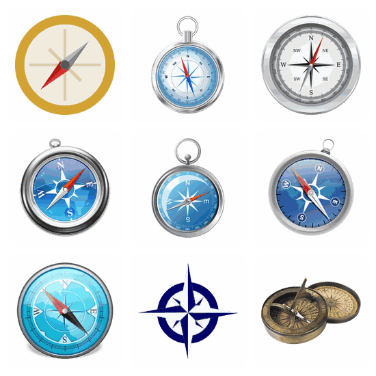 Compass PNG pack preview